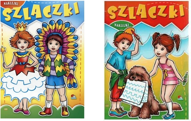 Bojanka s uzorcima i naljepnicama