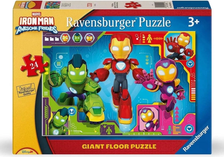 Ravensburger ogromna podna slagalica Iron Man i njegovi nevjerojatni prijatelji 24 dijela