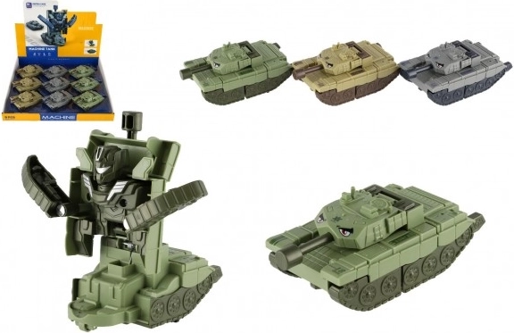Transformirajući tenk/robot plastični 14 cm na inerciju