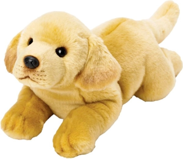 Plišani pas Labrador u ležećem položaju 38 cm