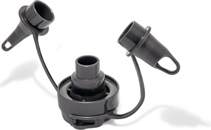Six nozzles for different valves