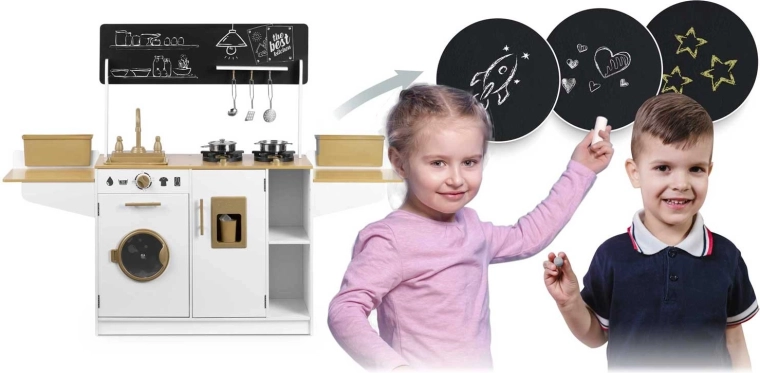 Prostor za pohranu i ploča za kredu