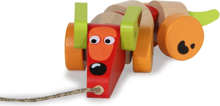 Kidiwood Wooden Pull-Along Dachshund