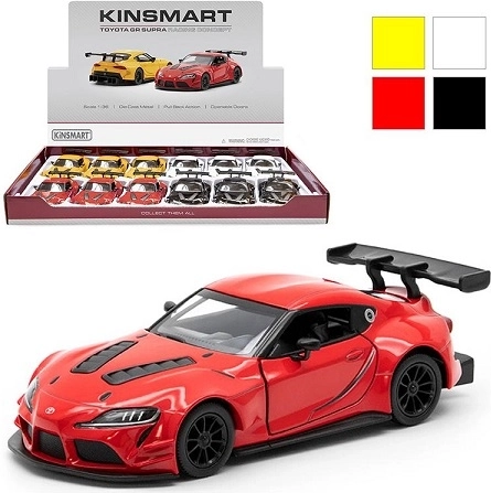 Toyota GR Supra Racing Concept trkaći kovinski autić 1:36
