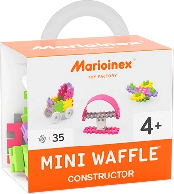 Mini Waffle konstrukcijske kocke za djevojčice, 35 dijelova