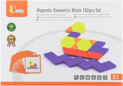 Magnetska mozaikica - geometrijski blokovi