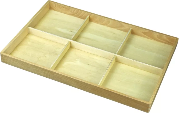 Wooden sorting tray for the geometric dresser - 1 piece