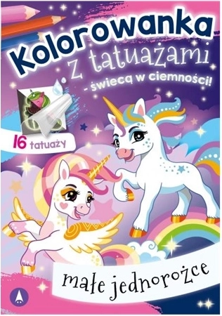 Glow-in-the-dark washable tattoos – little unicorns