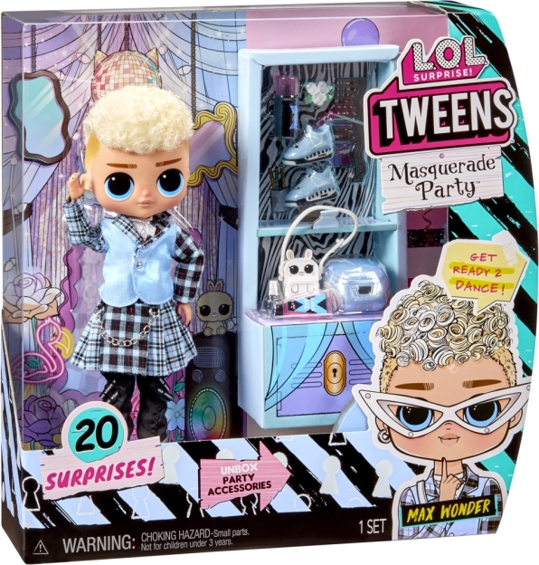 L.O.L. Surprise! Tweens lutka Max Wonder – Maškarní ples