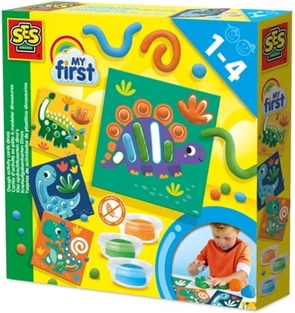 SES Creative My First plastelin s karticama aktivnosti dinosauri