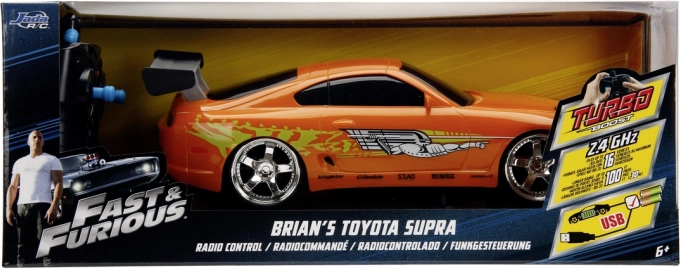 RC auto Toyota Supra Brzi i žestoki 1:16 s turbo funkcijom
