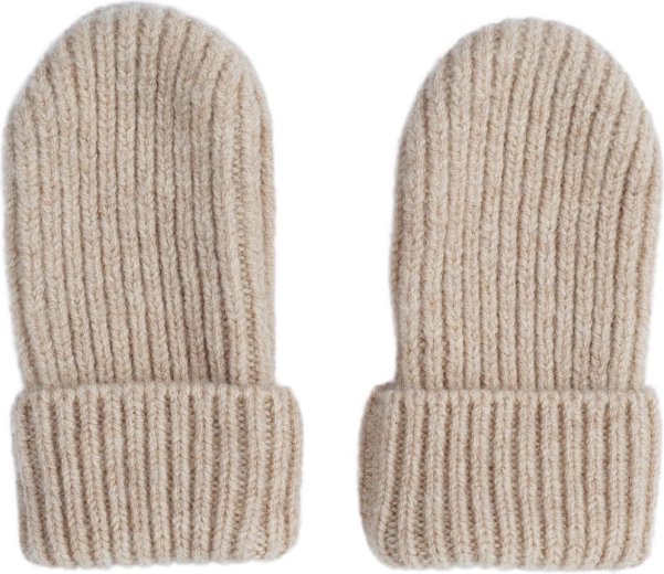Lodger merino pletene rukavice bež 1–2 godine
