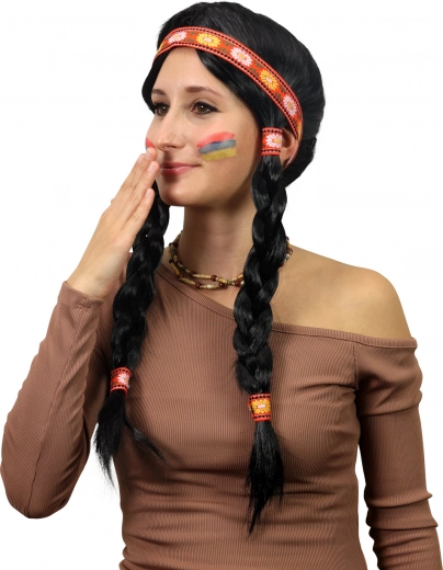Patterned headband with decorative details