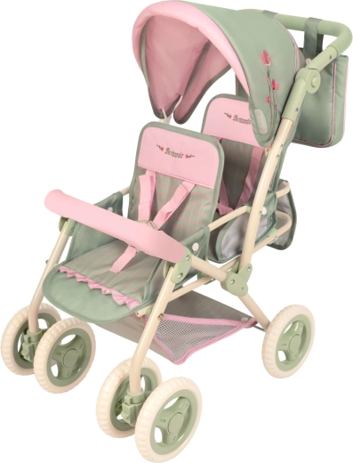 DeCuevas sklopiva kolica za lutke za blizance s torbom Botanic 2026 – 72 cm