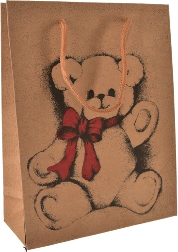 Poklon papirnata vrećica s motivom medvjedića 15 × 6 × 20 cm
