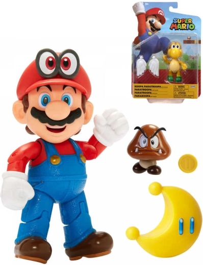 Nintendo Super Mario figurica 10 cm s dodatkom - 1 komad
