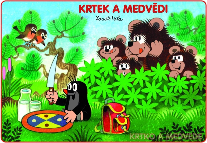 Bojanka A5 Krtica i medvjedi