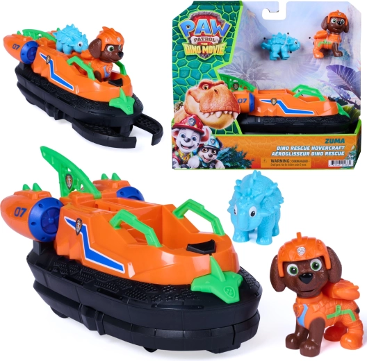 Spin Master Paw Patrol Dino Rescue – Zumin zračni jastučar s figuricama (17,5 cm)