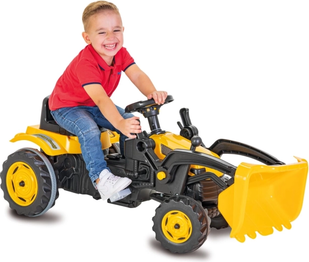 JAMARA strong bull traktor na pedale s utovarivačem, žuti