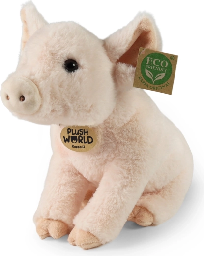 Rappa plišana svinja 28 cm eco friendly Plush World