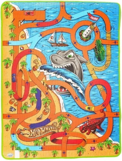 Trkaća staza Hot Wheels s morskim motivom