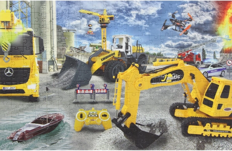 Jamara construction site puzzle (260 pieces)