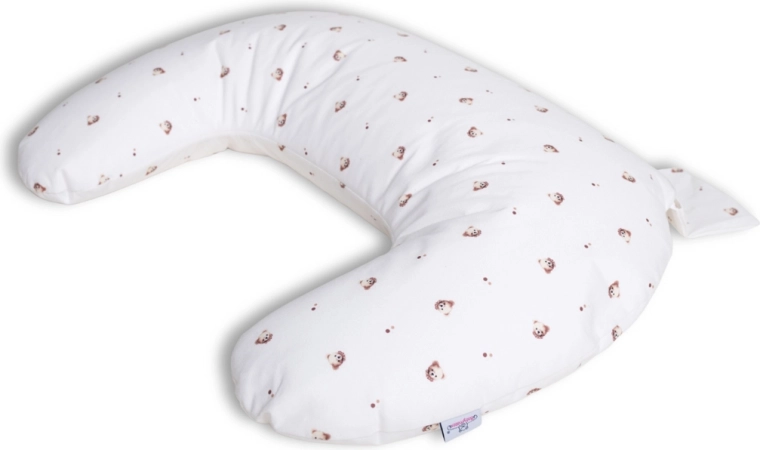 Babymatex nursing and positioning pillow miniRelax Jersey 150 cm teddy bear