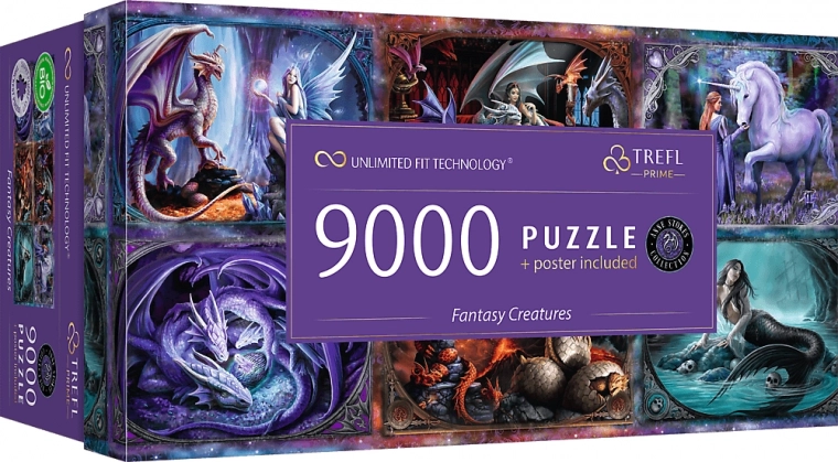 TREFL puzzle Fantastična bića 9000 dijelova
