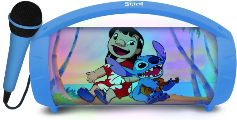 Bluetooth zvučnik Lexibook Stitch s mikrofonom i svjetlosnim panelom