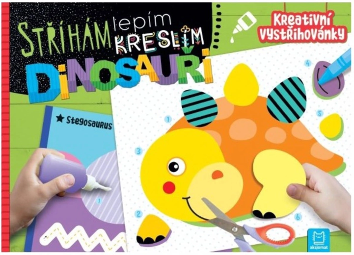 Cut, Glue, Draw: Dinosaurs – creative cut-outs