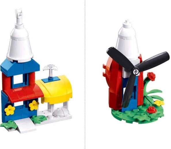 Slaganje 6 u 1: od kućice do vjetrenjače