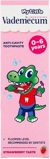 Dječja zubna pasta Vademecum MyLittle jagoda 0–6 godina 50 ml