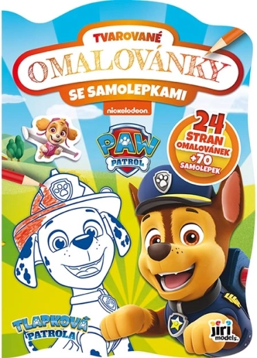 Oslikavanje u obliku Paw Patrol sa samoljepljivim naljepnicama