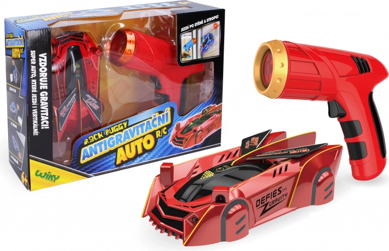 Rock Buggy antigravitacijski RC auto s laserom 15 cm crveno