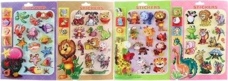 3D naljepnice sa životinjama
