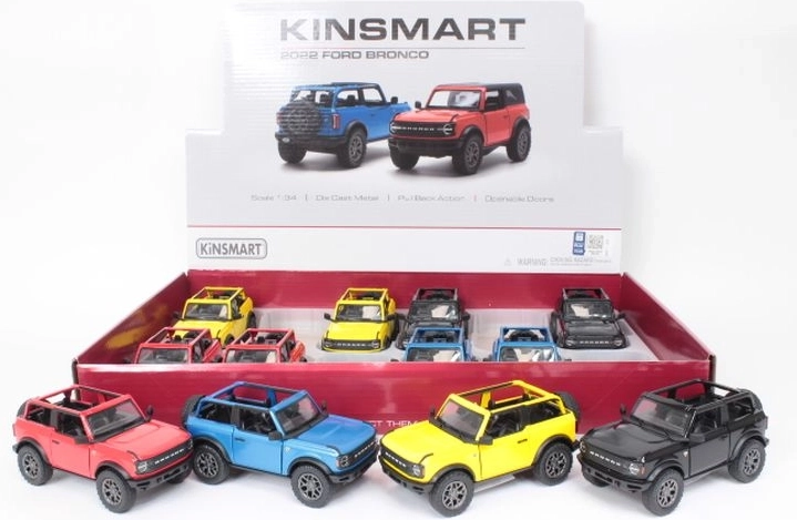 Ford Bronco open top 2022 – metalni model s pull-back (natahovnim) pogonom