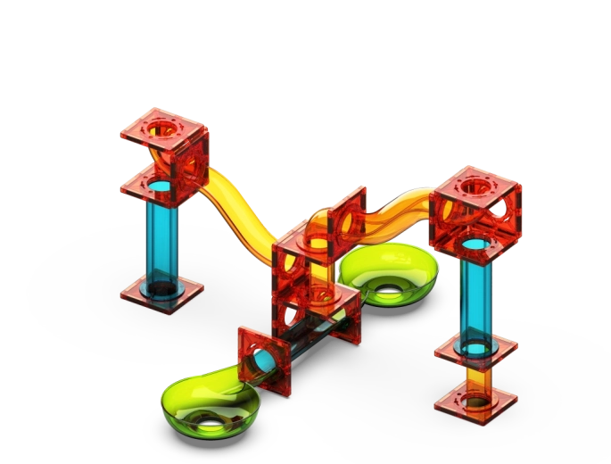 Prozirni šareni dijelovi za jasnu zabavu