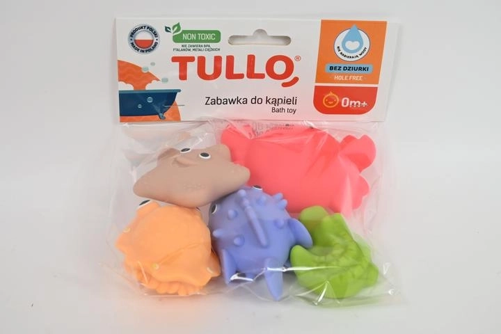 Šarene igračke za kupanje bez rupa – set od 5 kom