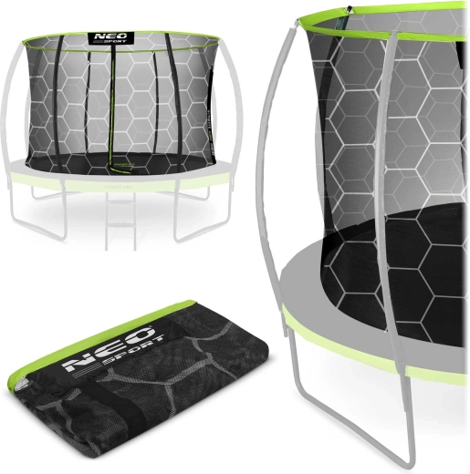 Neo-sport unutarnja zaštitna mreža za trampolin 252 cm (8 ft) za 6 stupova