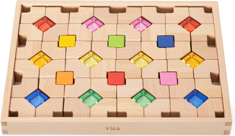 Wooden base for assembling and neat storage