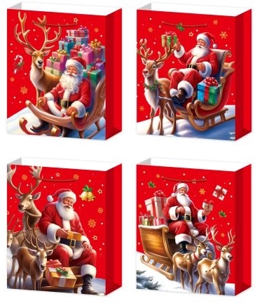 Festive gift bag, size M