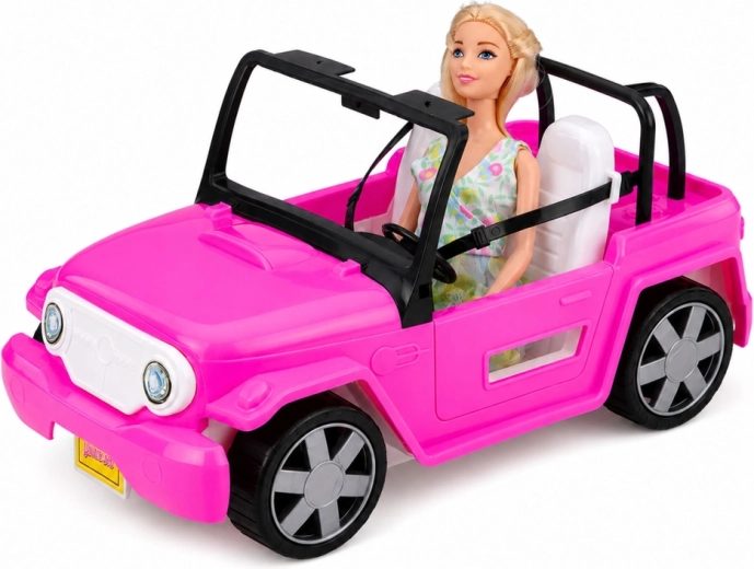 Ružičasti kabriolet za stylish putovanja