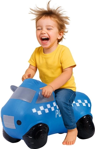HoppyDoo ride-on bouncy police car - 1 piece