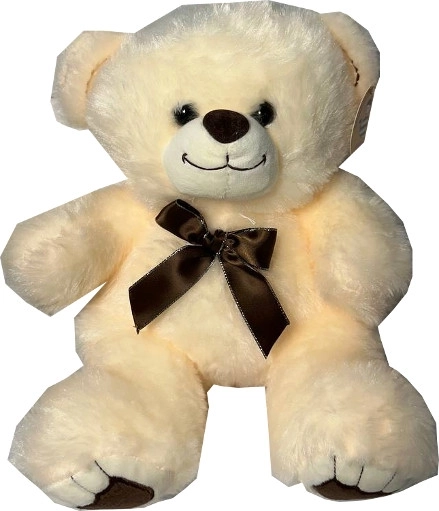 Kremasti plišani medvjedić 28 cm