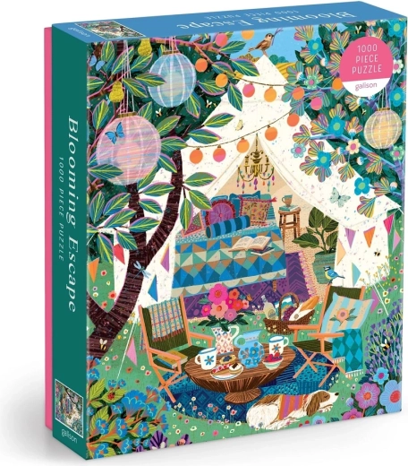 Puzzle Galison Cvjetni bijeg 1000 dijelova – ilustracija Victoria Ball
