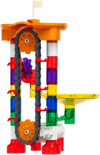 Automatic marble lift for continuous play