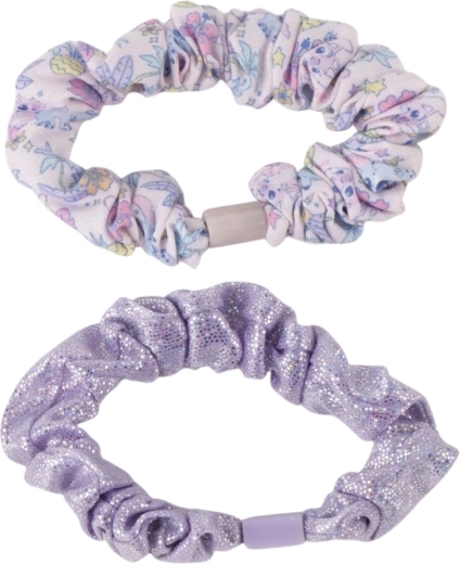 Tkaninske scrunchie gumice za nježno vezanje kose