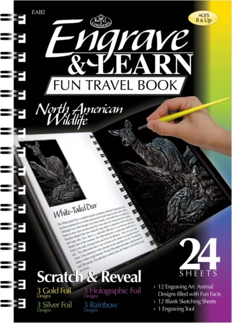 ROYAL & LANGNICKEL blok za grebanje – divlje životinje Sjeverne Amerike