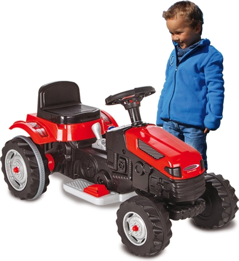 Jamara dječji električni traktor Strong Bull crveni 6V