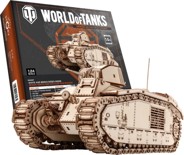 Little Story 3D drvena slagalica World of Tanks Char B1